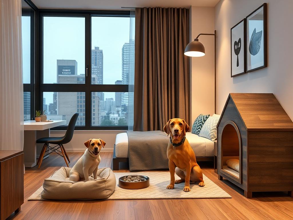 Оснащение номеров для pet-friendly гостей: лежанки, миски, домики. Маркетинг pet-friendly услуг